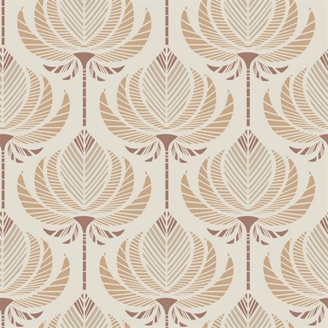 Ferrenby Spice Modern Fan Wallpaper