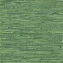 Fiber Green Faux Grasscloth Wallpaper