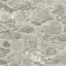 Field Stone Taupe Wallpaper