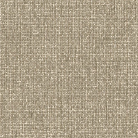 Fiji Weave Beige Stone Commercial Wallpaper