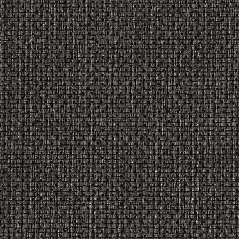Fiji Weave Black Metal Commercial Wallpaper