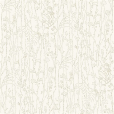 Filigree Pearl Abstract Wallpaper
