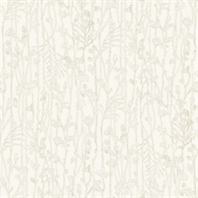 Filigree Pearl Abstract Wallpaper
