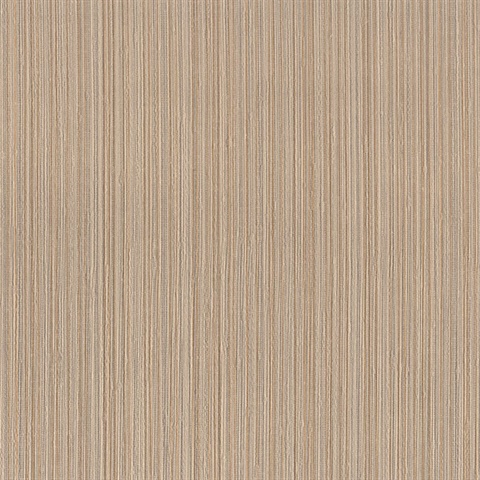 Finnick Light Brown Corduroy Stripe Wallpaper