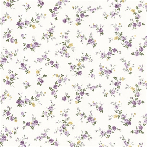 Fiona Purple Sprigs Toss