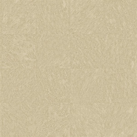 Flannery Tan Faux Animal Fur Cowhide Wallpaper