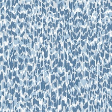 Flavia Blue Abstract Animal Print Textured Wallpaper