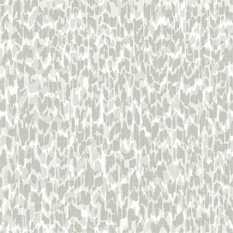 Flavia Grey Abstract Animal Print Textured Wallpaper
