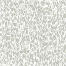 Flavia Grey Abstract Animal Print Textured Wallpaper