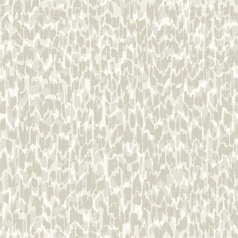 Flavia Light Grey Abstract Animal Print Textured Wallpaper