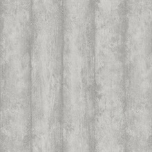 Flint Light Grey Texured Weathered Wood Wallpaper
