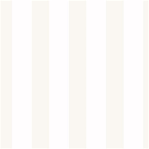 Flock Stripe White White Wallpaper