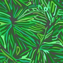 Flora Green Italian Wallpaper