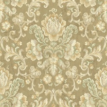 Floral Cameo Damask