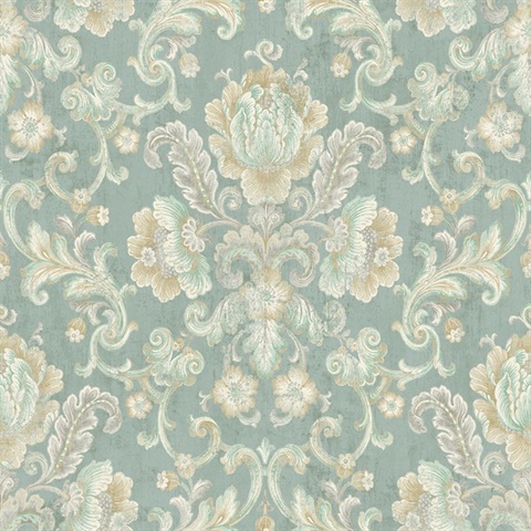 Floral Cameo Damask