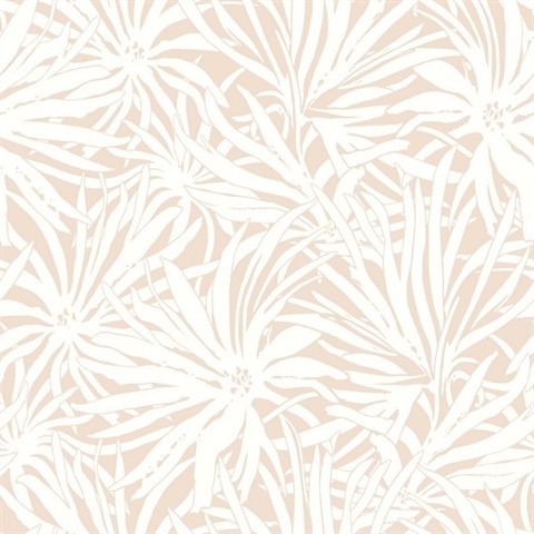 Floral Canopy Blush Wallpaper