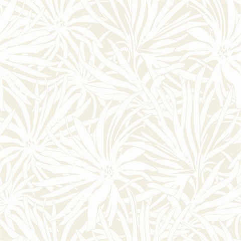 Floral Canopy Cream Wallpaper