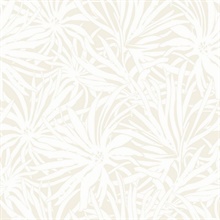 Floral Canopy Cream Wallpaper