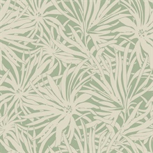 Floral Canopy Olive Wallpaper