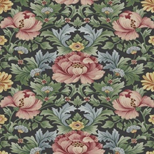 Floral Garden Floral Rose & Fern Peel and Stick Wallpaper