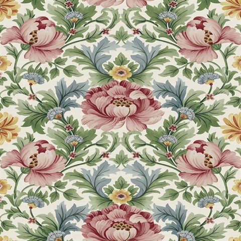 Floral Garden Floral Spring Bloom Peel and Stick Wallpaper