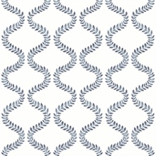 Florentine Blue Vine Trellis Peel & Stick Wallpaper