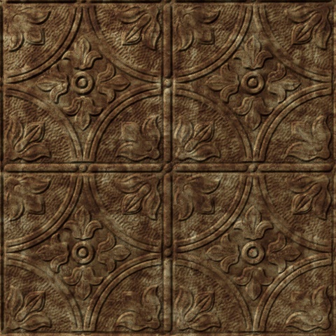 Flower Garden Ceiling Panels Aged Bronze