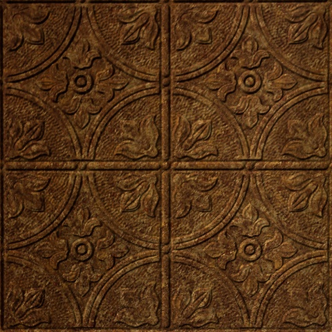 Flower Garden Ceiling Panels Bronze Patina