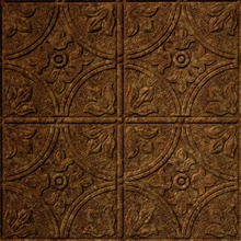 Flower Garden Ceiling Panels Bronze Patina