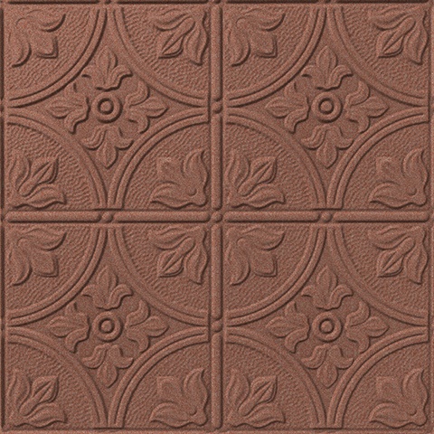 Flower Garden Ceiling Panels Copper