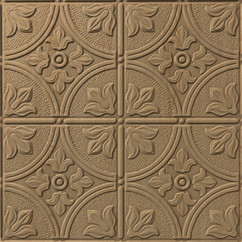 Flower Garden Ceiling Panels Light Oak