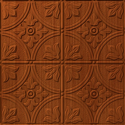 Flower Garden Ceiling Panels Pearwood