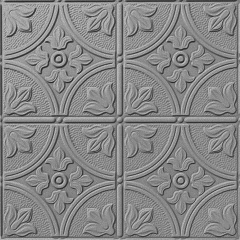 Flower Garden Ceiling Panels Silver