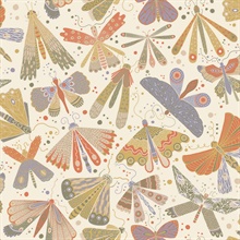 Flyga Moss Butterfly &amp; Dragonflies Wallpaper