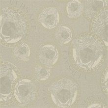 Foil Gilded Age Versace Italian Wallpaper