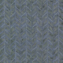 Foothills Blue Herringbone Texture