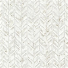 Foothills Ivory Herringbone Texture