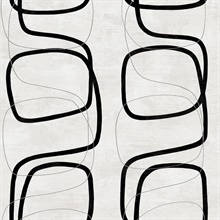 Forcella Geo Geometric Contrast Peel and Stick Wallpaper