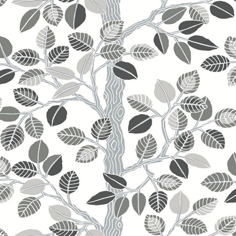 Forest Leaves Premium Peel &amp; Stick Wallpaper