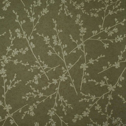 Forsythia Gold Twiggy Wallpaper