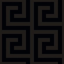 Forte Ash Modern Large Greek Key Wallpaper