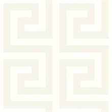 Forte Pale Sunset Modern Large Greek Key Wallpaper