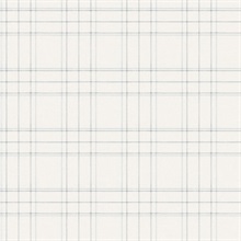 Fox Hollow White Dashed Plaid Wallpaper