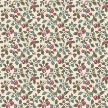 Framboise Merlot Berry Vines Wallpaper