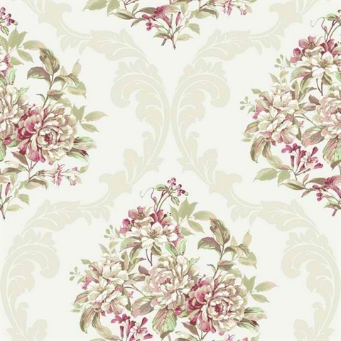 PN0451 | Framed Bouquet | Wallpaper Boulevard