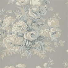 Francoise Bouquet Slate Floral Ralph Lauren Wallpaper