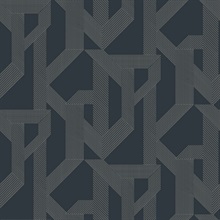 Franz Navy Blue Art Deco Geometric