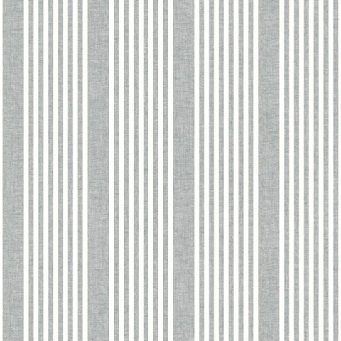 French Linen Stripe Premium Peel & Stick Wallpaper
