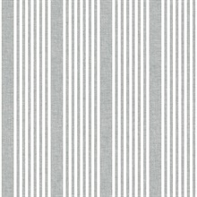 French Linen Stripe Premium Peel &amp; Stick Wallpaper