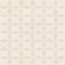 Frey Cream Geometric Wallpaper